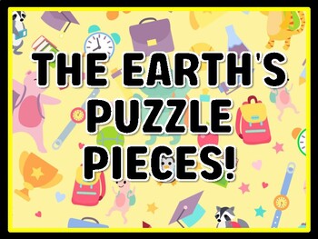 THE EARTH'S PUZZLE PIECES! Grade 4 And 5 Science Door Decor