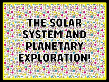 THE SOLAR SYSTEM AND PLANETARY EXPLORATION! Grade 7 And 8 Science Door Decor