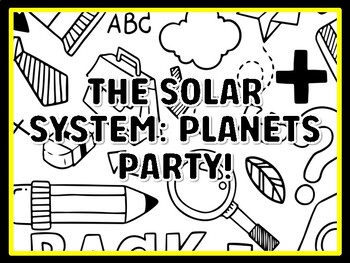 THE SOLAR SYSTEM: PLANETS PARTY! Grade 1 Science Door Decor