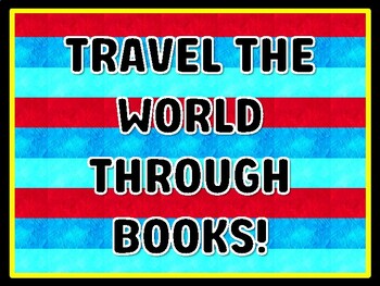 TRAVEL THE WORLD THROUGH BOOKS! Read Across America Door Décor