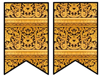Thailand Bulletin Board Decor Kit, Thailand Letters