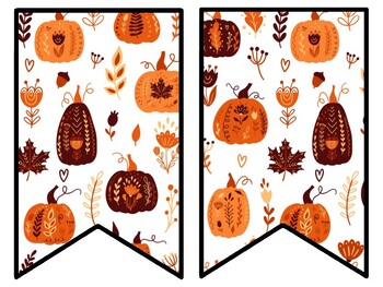 Thanksgiving Bulletin Board Decor Kit, Thanksgiving Letters
