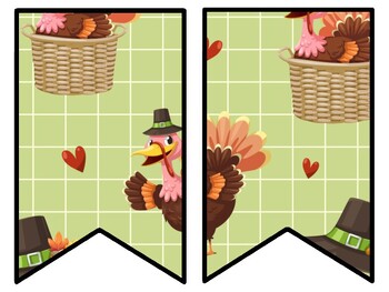 Thanksgiving Bulletin Board Decor Kit, Thanksgiving Letters