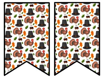 Thanksgiving Bulletin Board Decor Kit, Thanksgiving Letters