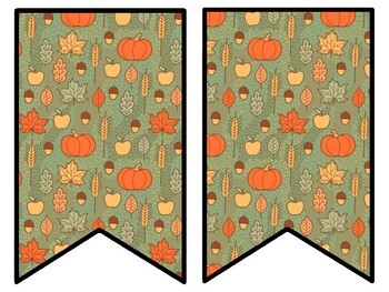 Thanksgiving Bulletin Board Decor Kit, Thanksgiving Letters