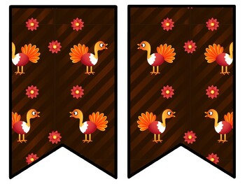 Thanksgiving Bulletin Board Decor Kit, Thanksgiving Letters