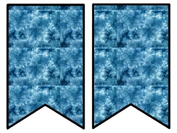 Tie And Dye Bulletin Board Decor Kit, Tie And Dye Letters