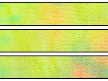 Tie And Dye Bulletin Board Decor Kit, Tie And Dye Letters