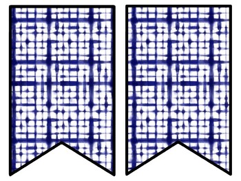 Tie And Dye Bulletin Board Decor Kit, Tie And Dye Letters