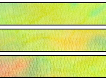 Tie And Dye Bulletin Board Decor Kit, Tie And Dye Letters