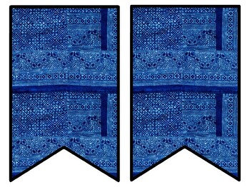 Tie And Dye Bulletin Board Decor Kit, Tie And Dye Letters
