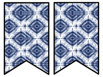 Tie And Dye Bulletin Board Decor Kit, Tie And Dye Letters