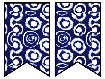 Tie And Dye Bulletin Board Decor Kit, Tie And Dye Letters