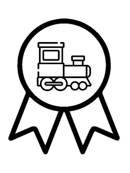 Train Station Activities and Decor Kit, Decor, Coloring, Craft and Writing