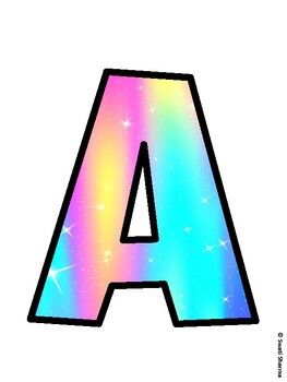 Unicorn Bulletin Board Décor Kit, Unicorn Bulletin Board Letters