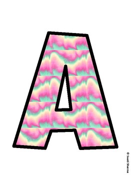 Unicorn Bulletin Board Décor Kit, Unicorn Bulletin Board Letters