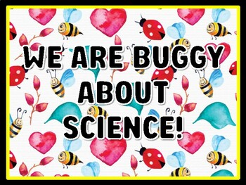 WE ARE BUGGY ABOUT SCIENCE! Bugs Door Décor, Bugs Bulletin Board Décor Kit, #