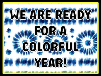 WE ARE READY FOR A COLORFUL YEAR! Art Door Décor, Art Bulletin Board Décor