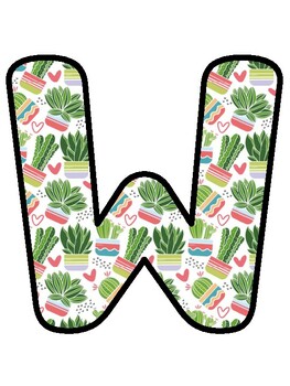 WE STICK WITH HARD WORK!, Cactus, Succulents Bulletin Board Decor