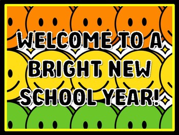 WELCOME TO A BRIGHT NEW SCHOOL YEAR! Rainbow Door Décor