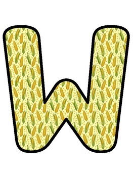 WELCOME TO KINDERGARTEN!, Corn, Maize Bulletin Board Decor