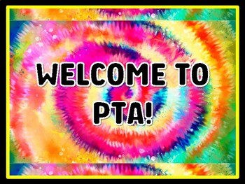 WELCOME TO PTA! Rainbow Door Décor, Rainbow Bulletin Board Décor