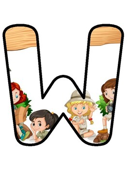 WELCOME TO THE WOODLAND CAMPSITE!, Camping Bulletin Board Decor