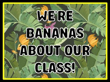 WE'RE BANANAS ABOUT OUR CLASS! Banana Door Décor, Banana Bulletin Board Décor