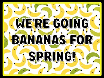 WE'RE GOING BANANAS FOR SPRING! Banana Door Décor