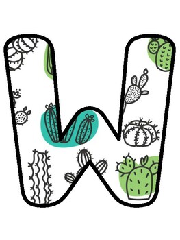 WE'RE SUCCAS FOR LEARNING!, Cactus, Succulents Bulletin Board Decor