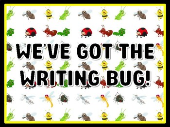 WE'VE GOT THE WRITING BUG! Bugs Door Décor, Bugs Bulletin Board Décor Kit, #4