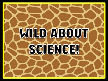 WILD ABOUT SCIENCE! Animals Door Décor, Animals Bulletin Board Décor Kit