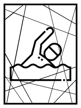 Water Sports Activities and Decor Kit, Decor, Coloring, Craft and Writing