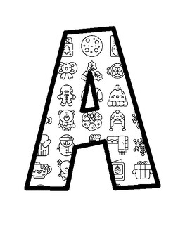 Winter Bulletin Board Letters, Winter Bulletin Board Décor Kit