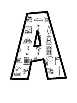 Winter Town Bulletin Board Letters, Winter Town Bulletin Board Décor Kit