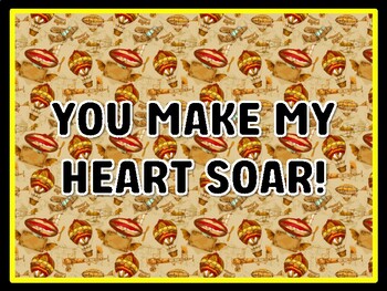 YOU MAKE MY HEART SOAR! Air Transportation Door Décor