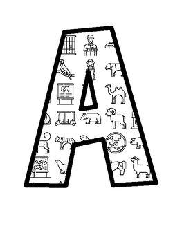Zoo Bulletin Board Letters, Zoo Bulletin Board Décor Kit