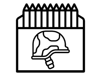 100 Military, Coloring Pages, Crayon Box Theme, Early Finisher