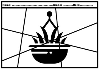 100, Plants, Trees, Leaves, Flowers Silhouette Pop Coloring Pages