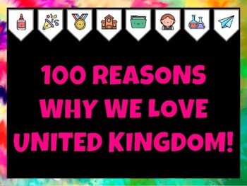 100Th Day Of School Bulletin Board Kit & Door Décor, 100 REASONS WHY WE LOVE