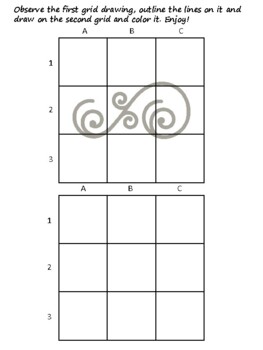 200 Floral Design Easy Grid Drawing Activities, Floral Design Art