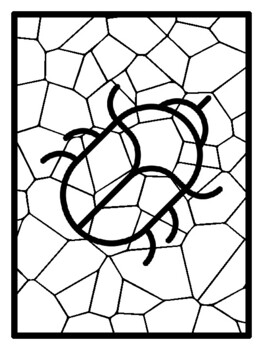 21 Tropical Mosaic Coloring Pages