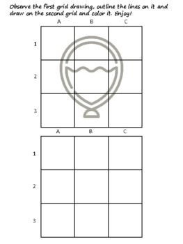 24 Holi India Easy Grid Drawing Activities, Holi India Art Sub Plan, Grid Art