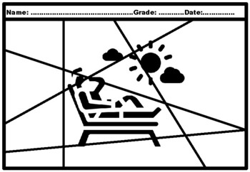24, Winter Activities Silhouette Pop Coloring Pages