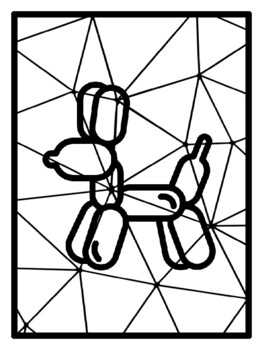25 Circus Carnival Polygon Coloring Pages, Early Finisher Activities