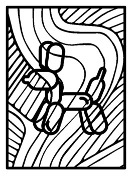 25 Circus Carnival Pop Art Inspired Coloring Pages, Early Finisher