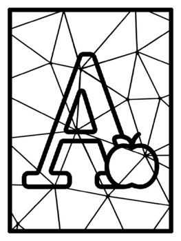 26 Alphabet Polygon Coloring Pages, Early Finisher Activities