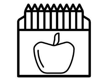 28 Food, Coloring Pages, Crayon Box Theme, Early Finisher