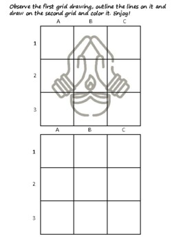 30 Diwali India Easy Grid Drawing Activities, Diwali India Art
