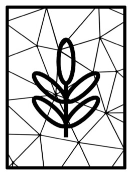 30 Flowers And Leaves Polygon Coloring Pages, Early Finisher Activities
